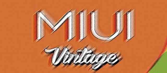 MIUI VINTAGE – ICON PACK v3.5 APK