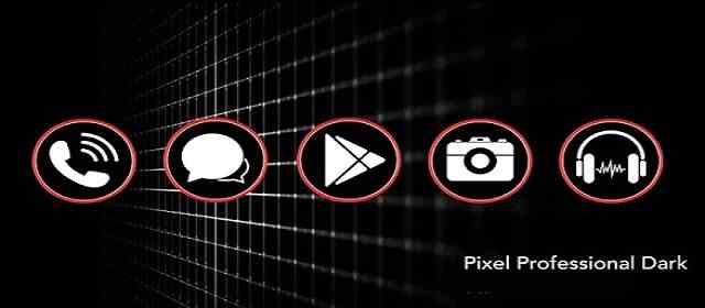 PIXEL PROFESSIONAL DARK – ICON PACK v1.6 APK